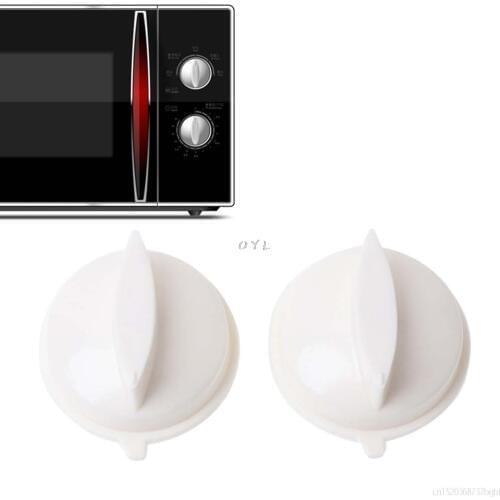 2Pcs Microwave Oven Rotary Knob Timer Plastic Control Switch 44x36x18mm For Media Universal for OYl home