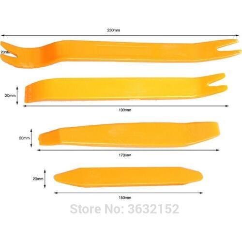 4PCS Car Radio Plastic Auto Dismantle Tools Kit Accessories Car Styling For Nissan qashqai tiida almera juke primera x-trail