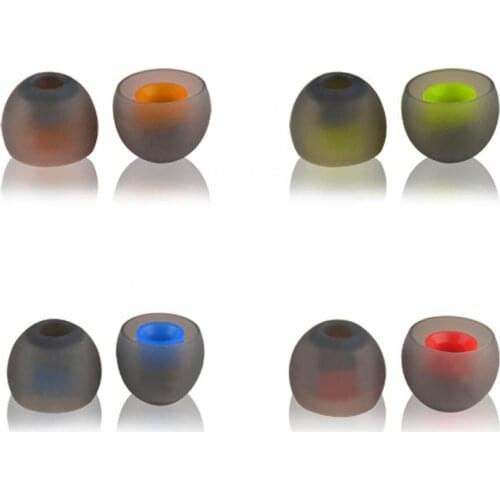 5 Pairs Soft Silicone Soundproof In-ear Ear Caps Replacement Earphone Accessory