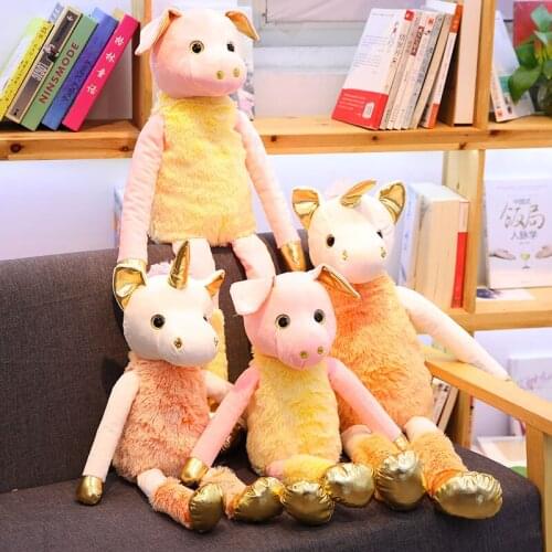 70/90cm Cute Unicorn Plush Toys Kids Stuffed Animals Soft Doll Cartoon Unicorn Pig Animal Horse High Quality Gift For Children