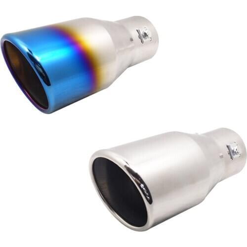 Car Tail Pipes 63mm Diameter Auto Exhaust Tube For BMW Ford Focus Jaguar Lada Nissan Tiida Volvo V70 Haval H6 Volkswagen Passat