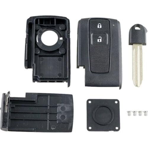 2 Button Mini Remote Key Case Remote Key Case For Toyota Prius Corolla Verso Toy43 Blade