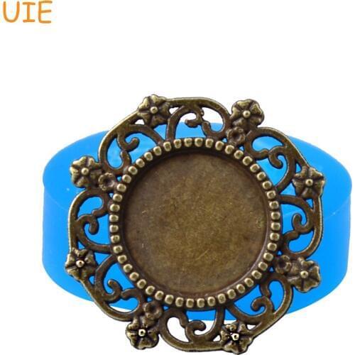OYL123U 26mm Ornate Frame Silicone Mold - Embellished Frame Mold Cake Topper, Fondant Craft, Resin Clay, Gum Paste, Jewelry DIY