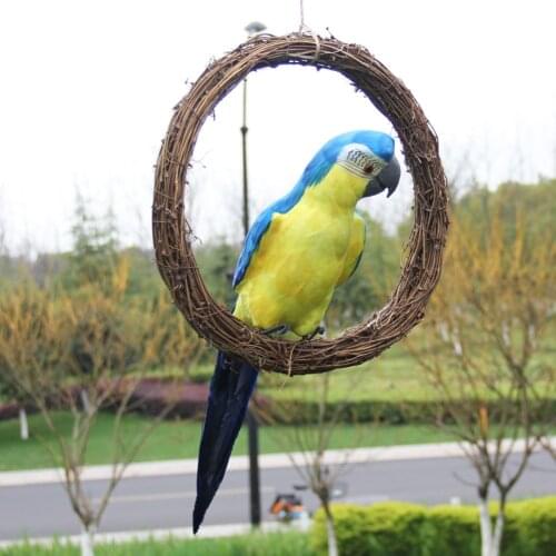 Rattan Ring Artificial Flowers Garland Dried Plants Frame DIY Floral Wreath Household Christmas Wedding Party Hanging Garlands