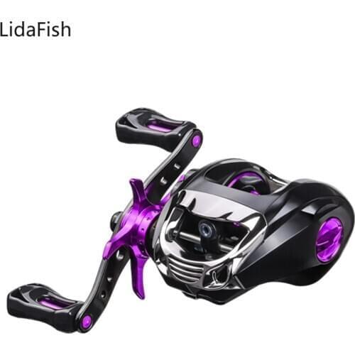 LidaFish 12+1BBs 8KG Drag Super Light Baitcasting Reel 6.3:1 Gear Ratio Freshwater Fishing Reel Fishing Wheel