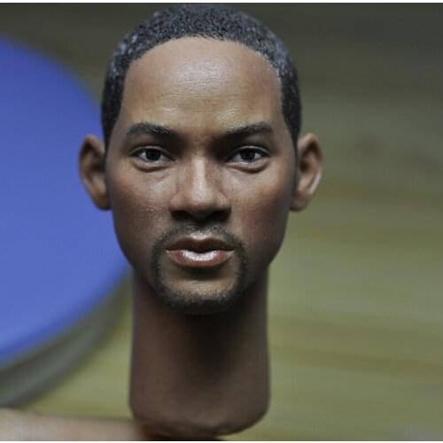 KUMIK KM 15-36 1/6 Scale Smith Male Head Sculpture European/ American Handsome Man Head Sculpture Soldier Toy Model