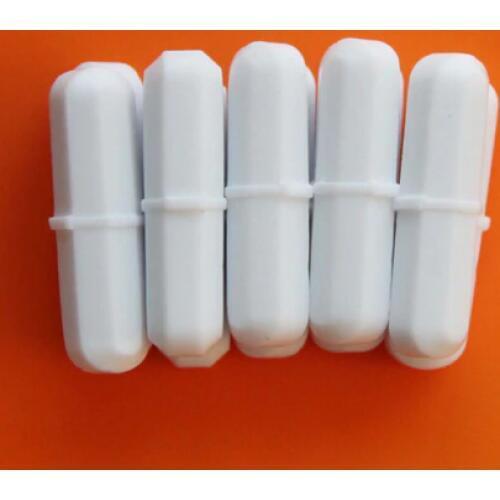 B8x25mm Laboratory Magnetic Stirrer Mixer Stir Bars PTFE Stirring Rod ,10 piece