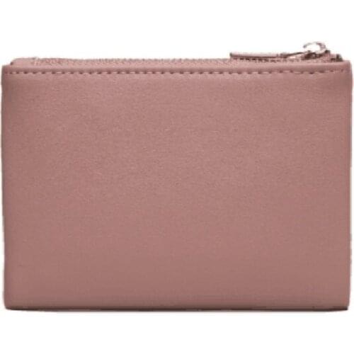 Mini Womens Wallets Small Ladies Card Holder With Zipper Coin Pocket Mini Purse