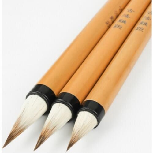 3pcs Chinese Calligraphy Pen MultipleHair Brush Pen Set Ancient Crafts Landscape Ink Painting Calligraphy Brush Pen Tinta China