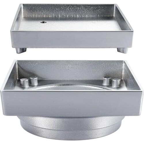 Floor Drains Copper Square Shower Floor Drains Tile Insert Drain Channel Bathroom Kitchen Waste Grate