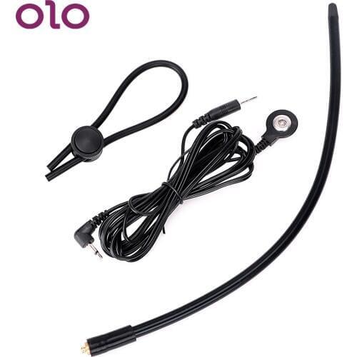 OLO Electro Shock Catheter Sounding Penis Plug Penis Ring Sex Toys For Men Urethral Dilator Stimulate Conductive Silicone