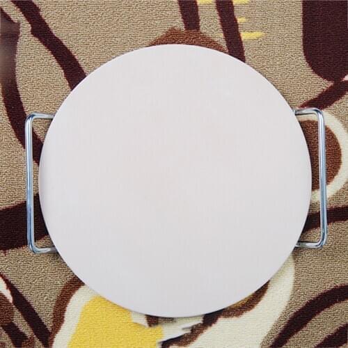 Premium 13 Inch Pizza Stone Round Non-stick Baking Pan with Serving Rack Smooth Surface Thermal Resistant