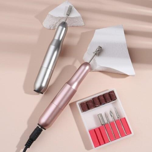 1 Set Professional Electric Nail Drill Machine Manicure Machine Pedicure Drill Set Ceramic Nail File Nail Drill Equipment Tools