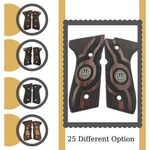 Beretta F92 92 A1, 92G, 92FS, 96, 96 A1, M9, m9A1-Yavuz 16 Laser Engraved Grips Gun Grips Gun Accessory Hunting Gun Pistol Grips