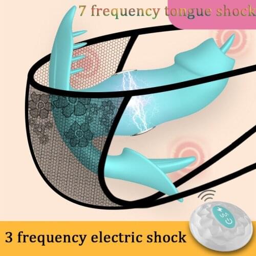 The latest butterfly dildo vibrator wearable G-spot clitoral stimulator electric massage remote control female masturbation toy