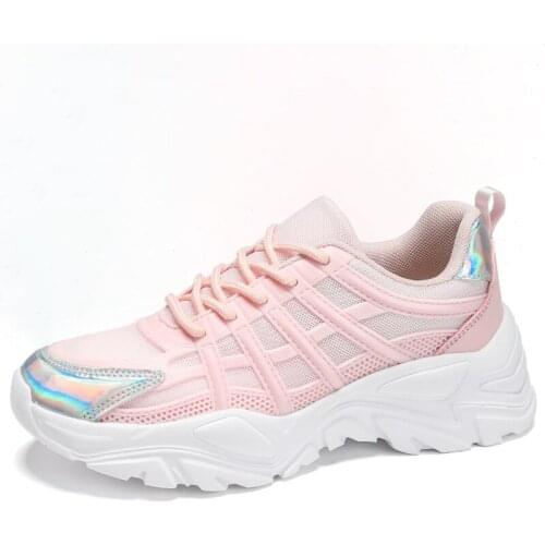 Mesh Breathable Womens Shoes 2021 Luxury Brand Shoes Women Round Toe Women Designers Casual Flat Shoes Adult Sneakers