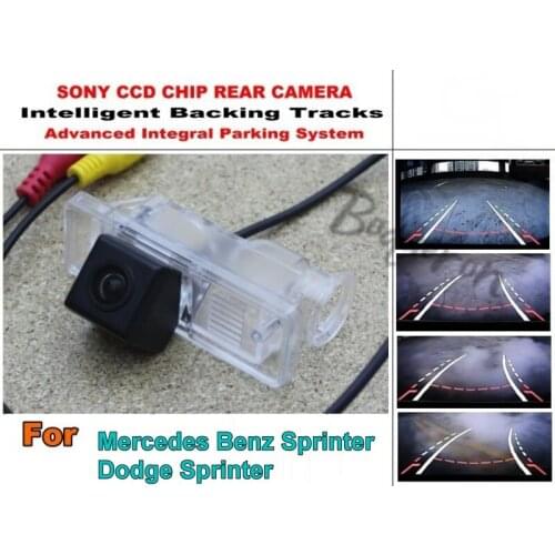Smart Tracks Chip Camera For Mercedes Benz Sprinter For Dodge Sprinter / HD CCD Intelligent Dynamic Parking Car Rear View Camera