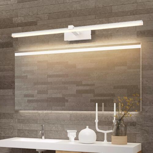 Nordic LED Mirror Headlight Bathroom Lights Moisture-proof Use For Home Mirror Lamp Restroom Dressing Table