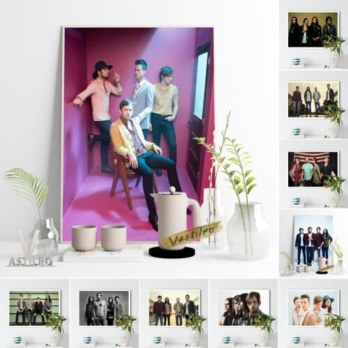 Kings Of Leon Rock Band Singer Vintage Art Poster Hot Music Star Canvas Painting Bar Pub Club Retro Wall Stickers Home Decor