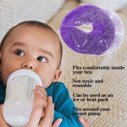 1 Pair Breast Pack Bead Ice Pack Pads Hot Or Cold Use Massager