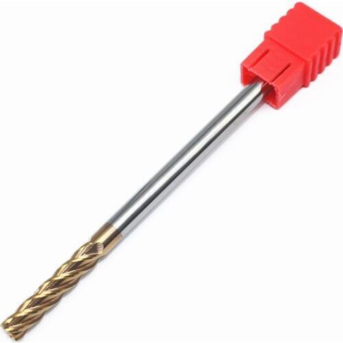 1PCS HRC60 5mm Solid Carbide Endmills ENDMILL D5X13LXD5X50L 4 Flute Standard Length Side milling Slotting Profiling face mill