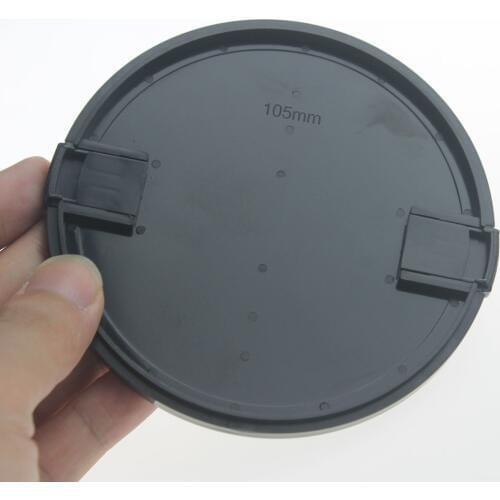 105mm Side Snap On Lens Cap with Cord For Nikon Canon Sony Camera
