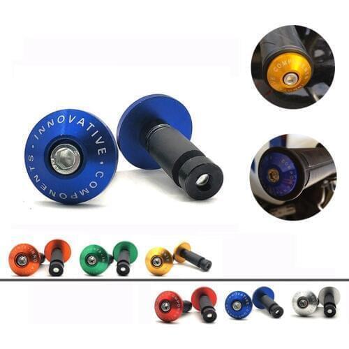 2020 New Aluminum Alloy Motorcycle Handlebar End Universal Moto Grip Ends Plus Handle Bar Grips Ends Tips Caps Motorcycle
