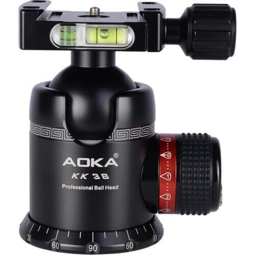 360 Degree Professional Aluminum Alloy Ball Head Camera Tripod Ball Head For Flash Light / Tripod / Monopod