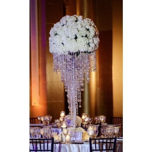90cm Tall 5 tiers Table Centerpiece Flower Stand aisle road leads Wedding Decoration 10 pcs/lot