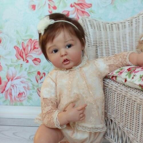 24 Inch Reborn Baby Accessories DIY Blank Kit 60 CM Princess Toddler Fresh Color Soft Touch Unfinished Doll Part