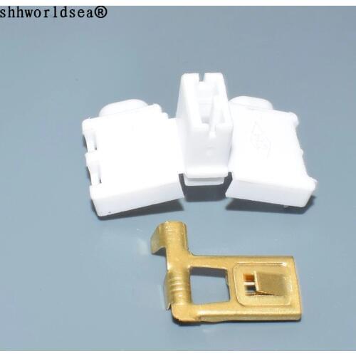 Shhworldsea auto connector 1p 6.3mm DJ7019-6.3-21