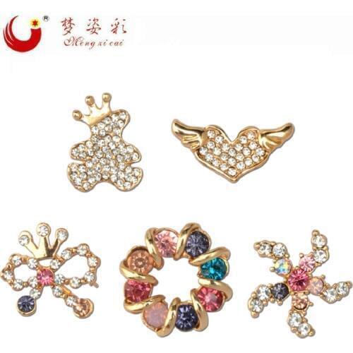 MZC New Charm Flower Beer Heart Broches Mujer Corsage Rhinestone Brooch Pin Gift for Women Accessories Bijoux Strass Jewelry