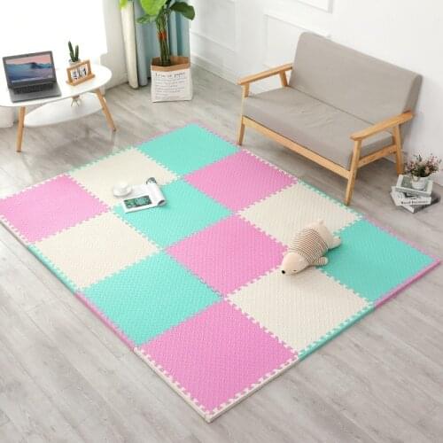 Baby Foam Crawling Play Mat Children Eva Educational Toys Kids Soft Floor Game Mat Chain Fitness Brick Gym Game Carpet