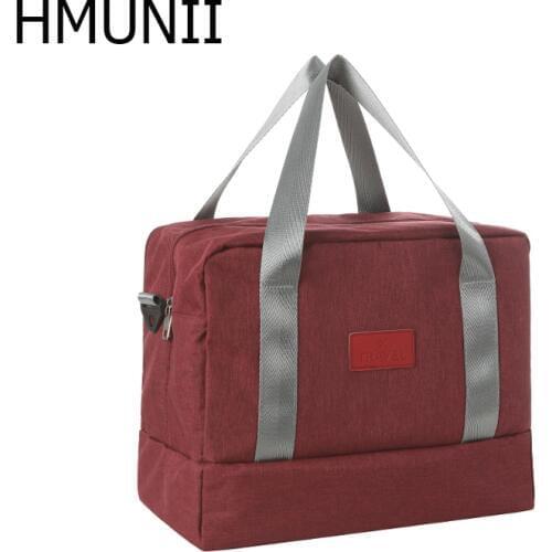 HMUNII Fashion Gym Bag Shoes Compartment Travel Duffel Bag Swim Bag for Women and Men Multifunctional Outdoor Travel Bag