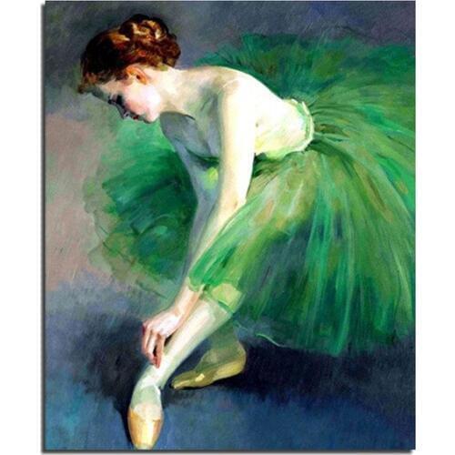 Ballet dancer 5d DIY Diamond Painting Cross Stitch Wall Sticker Diamond Embroidery Square Crystal Mosaic Pictures Stickers