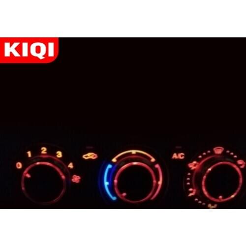 KIQI Aluminum Alloy Car Air Conditioning Heat Control Switch Knob for TOYOTA BB 2000-2005 SCION XB 2003-2007 Accessories