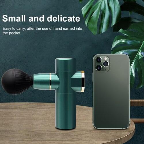 USB Massage Gun 4 Level Deep Muscle Vibration Relief Pain Electric Massager USB Rechargeable Slimming Shaping Massager