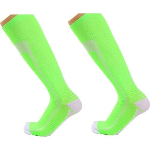 Men Women Running Socks Sports Compression Socks Support Nylon Unisex Outdoor Racing soccer Long Pressure Stockings High