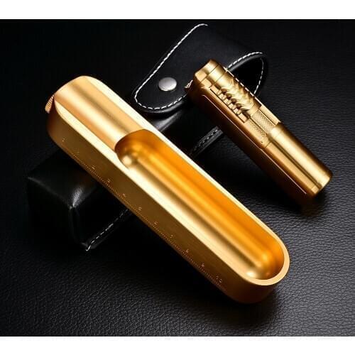 CIGARLOONG Cigar Lighter Set Travel Portable Muti-function Cigar Accessories Set with Gift Box