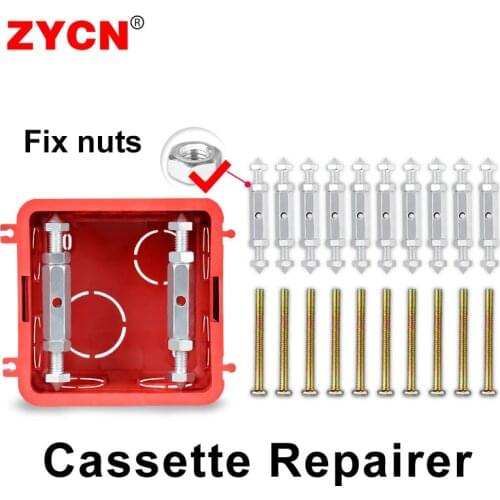 Cassette Repairer 86 Type Wall Mount Switch Box Repair Tool Adjustable Length Bracket Lever Socket Support Rod Screw Wrench
