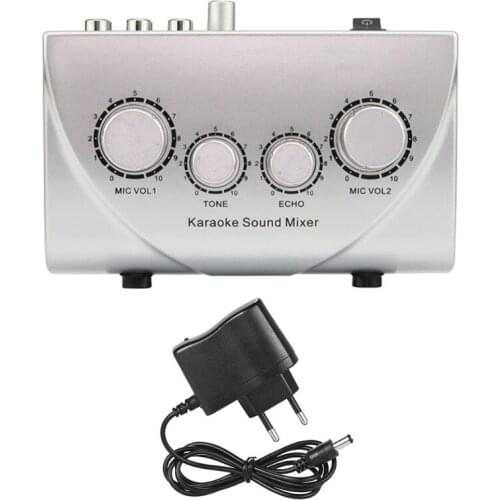 Portable Karaoke Sound Mixer Professional Echo Mixer Digital System Device 1XCB