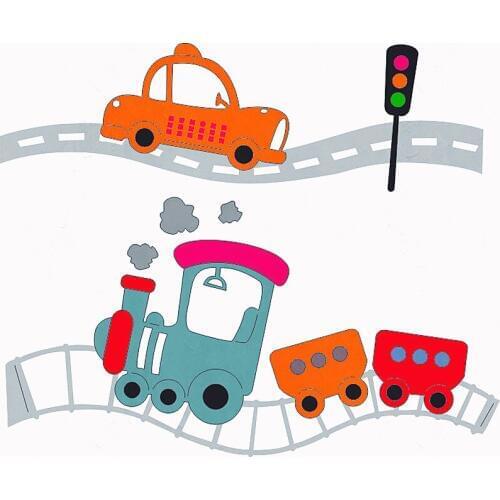 Cutting dies small trains and cars toy metal crafts paper die-cutting /DIY embossing dies for Easter and New Year