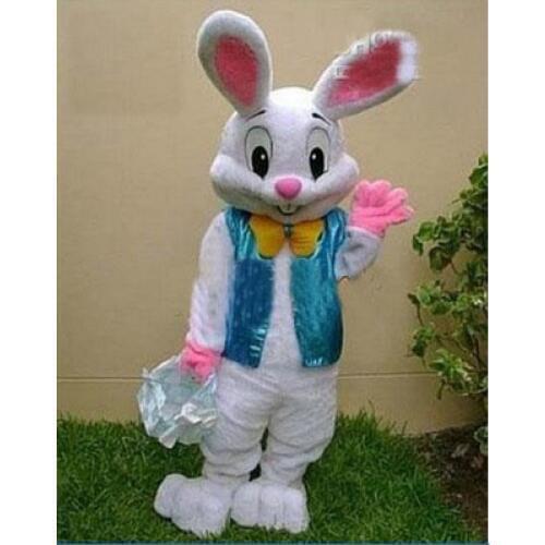 Sell Like Hot Cakes Professional Easter Bunny Mascot costume Bugs Rabbit Hare Adult