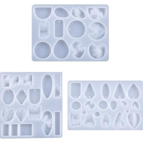 Earring Beach Landscape Crystal Epoxy Resin Mold Nature Coastline Island Pendant Silicone Mould DIY Crafts Jewelry Tool