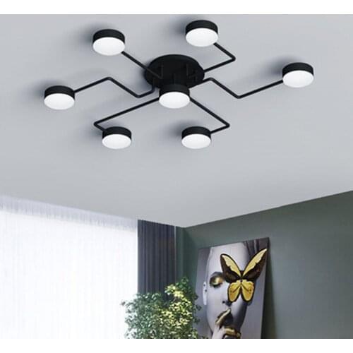 Modern Lustre LED Ceiling Light Minimalist Bedroom Home Decor Ceiling Lighting Light Fixtures Creative Restaurant Ceiling Lamp