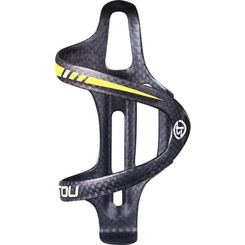 TOMTOU 3K Full Carbon Bicycle Water Bottle Cage Mountain, Road Bike Water Bottle Holder Accessories