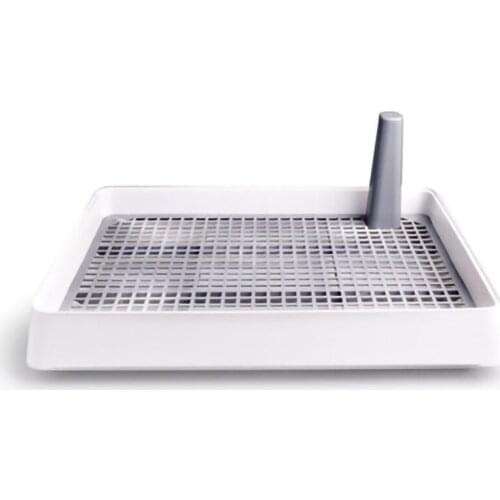 Dog toilet Personality Nordic style PP material Hard texture Heightened edge Grid heightening Not easy to stick urine Free di