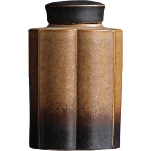 Retro Kiln transformation Keepsake Urn Container for Ashes Pet Memorial Cremation Urns Ceramic Funeral for Ashes Dog cat