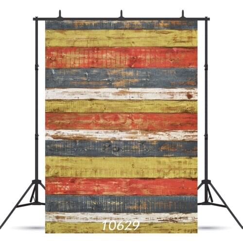 Colored Board Planks Texture Vinyl Photographic Background For Portrait Child Baby Shower Backdrop Photocall Shoot Studio
