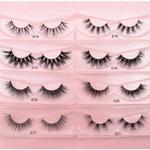 Visofree Mink Eyelashes Natural False Eyelashes Fake Eye Lashes Long Makeup 3D Mink Lashes Extension Eyelash Makeup for Beauty